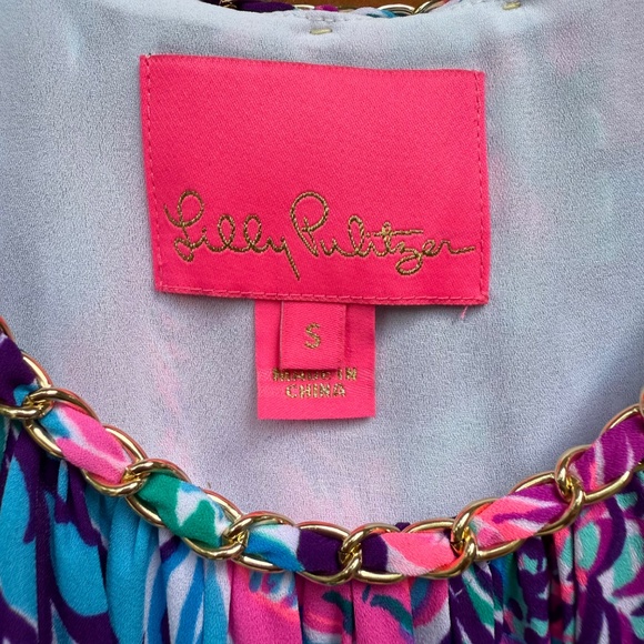 Lilly Pulitzer Hazelyn Maxi Dress Oasis Snoba Duba Doo Turquoise Size Small - Picture 5 of 8